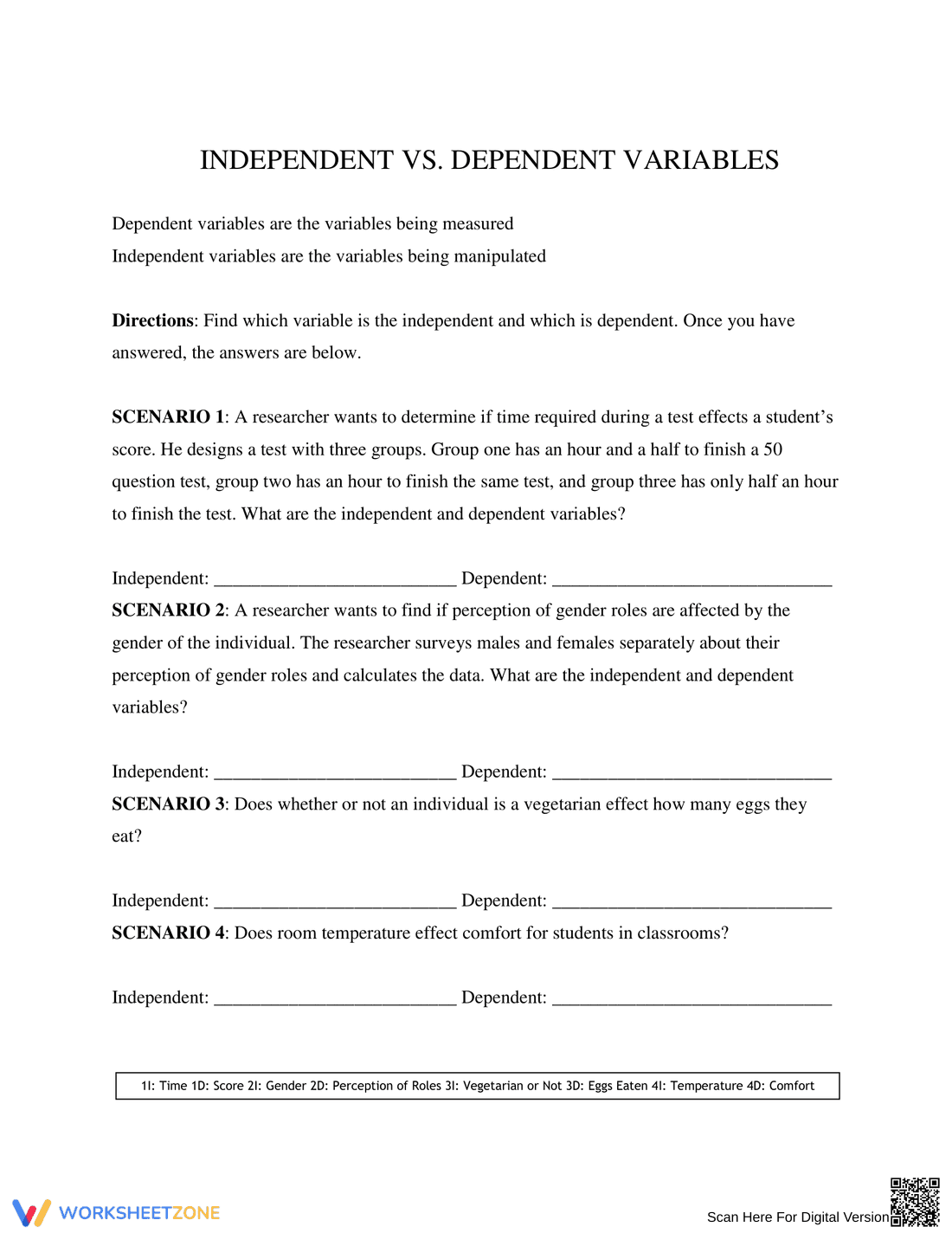 Understanding Independent vs Dependent Variables - Page 1
