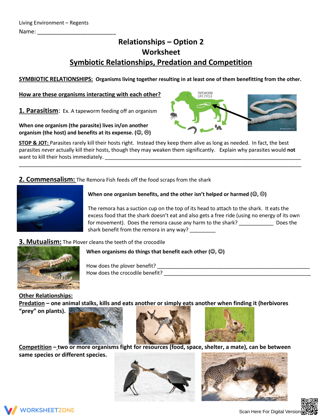 Explore Symbiotic Relationships - Page 1