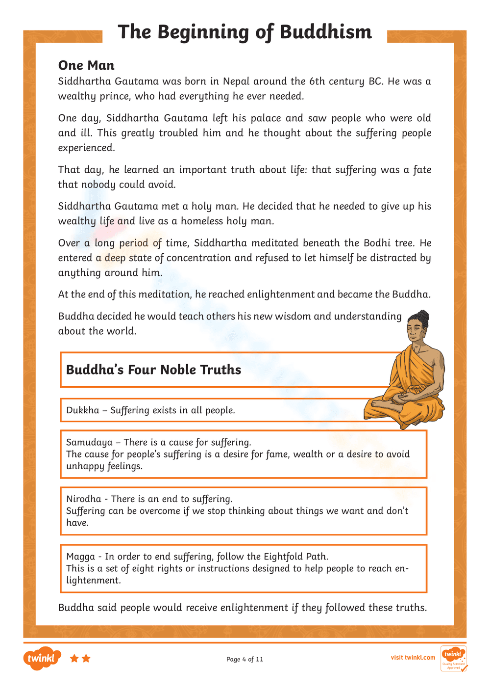 Exploring the Beginning of Buddhism - Page 1