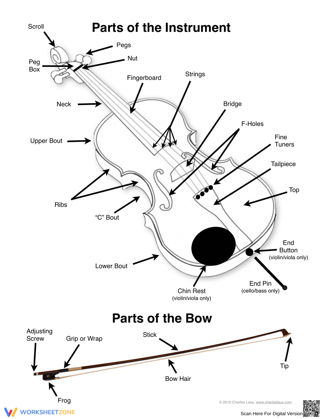 Identify Musical Instrument Parts - Page 1