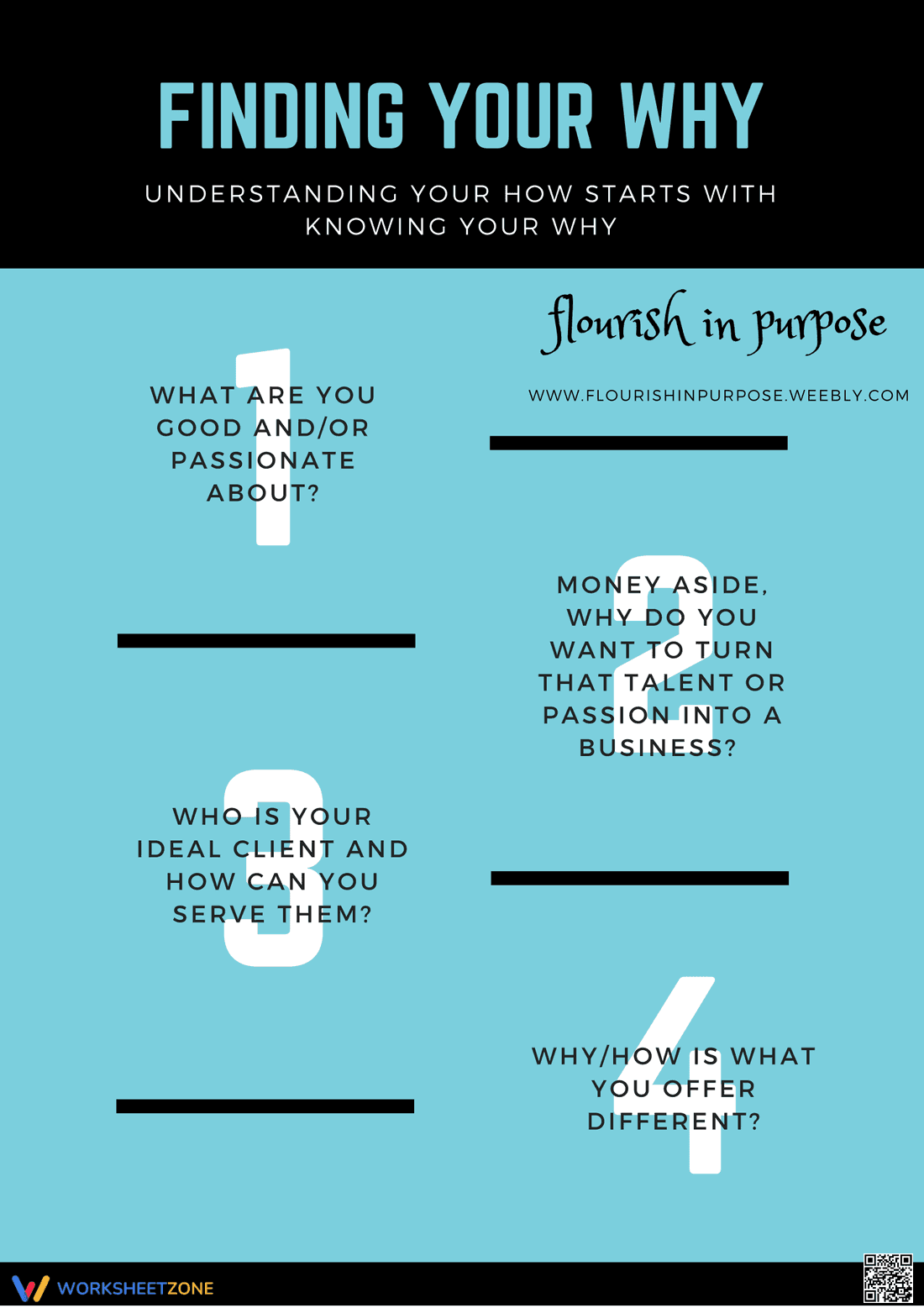 Find Your Why: Worksheet for Self-Discovery - Page 1
