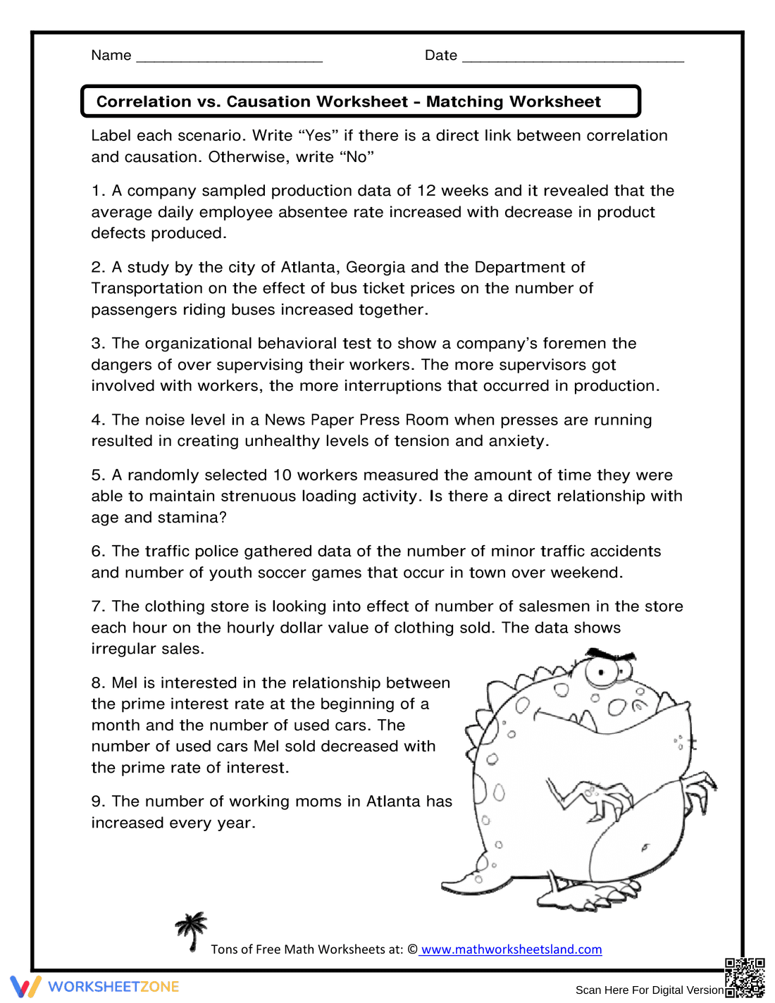 Exploring Correlation vs Causation - Page 1