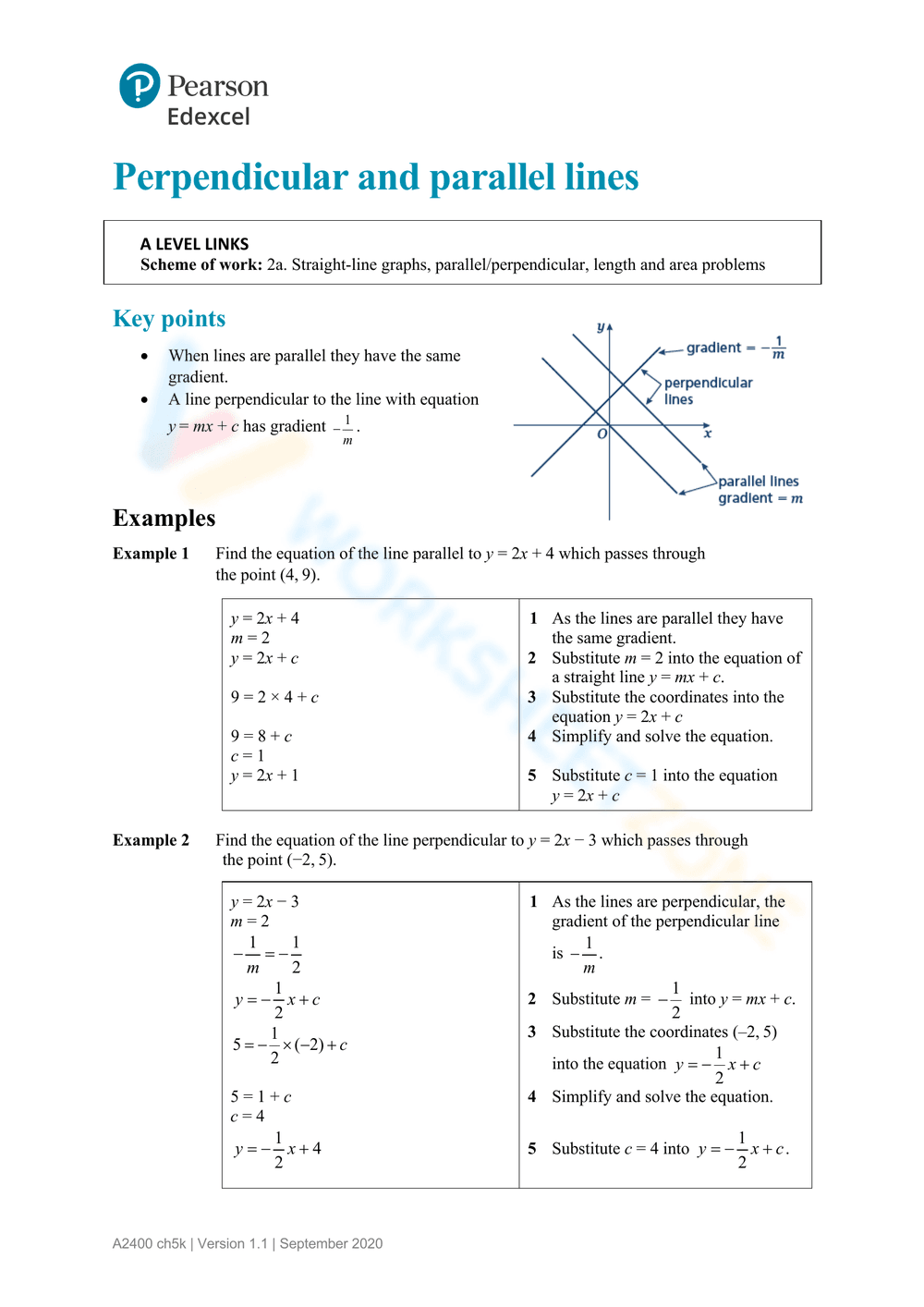 Exploring Parallel and Perpendicular Lines - Page 1
