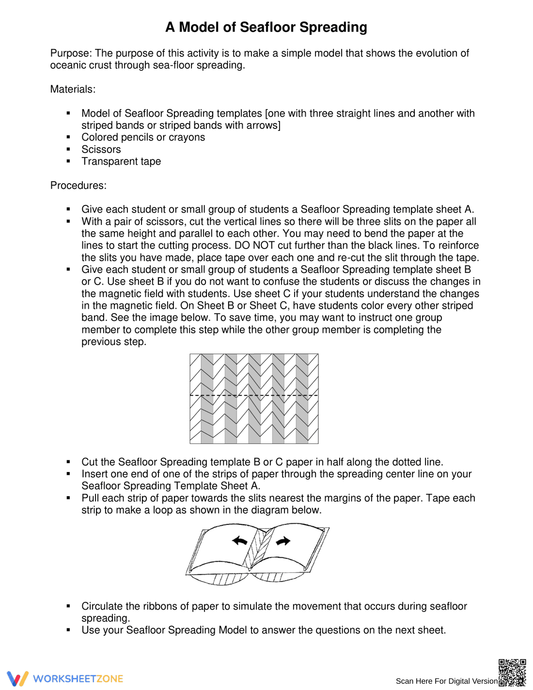 Modeling Seafloor Spreading - Page 1