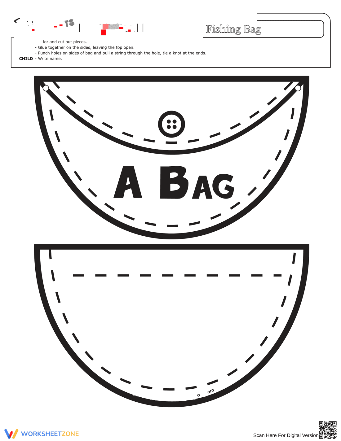 Worksheet of a Bag - Page 1