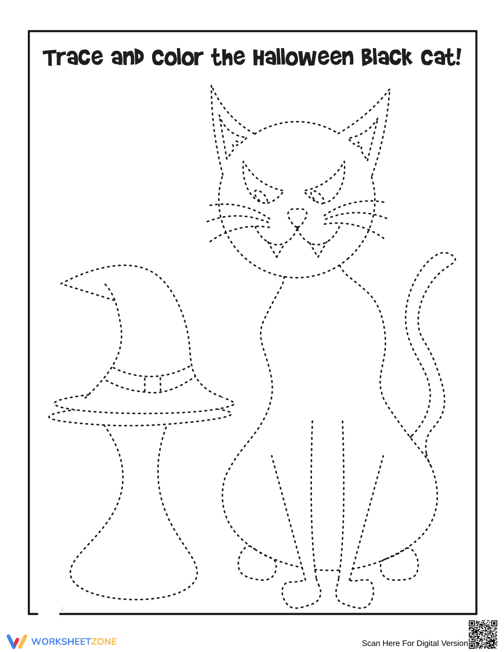 Preschool Tracing Worksheets for Kids - Page 1
