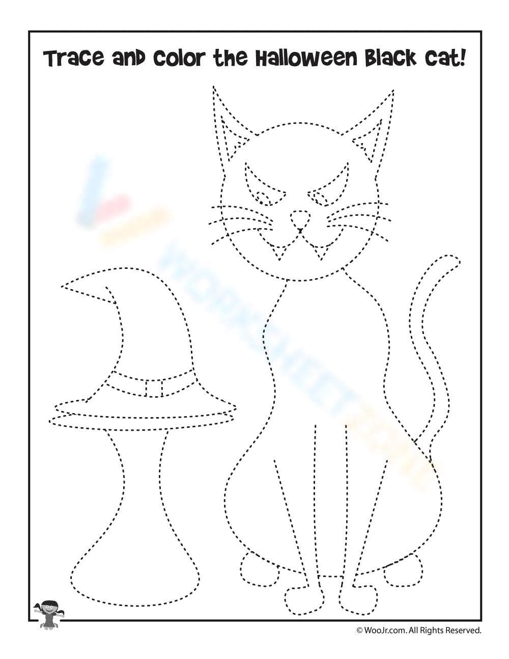 Preschool Tracing Worksheets for Kids - Page 1