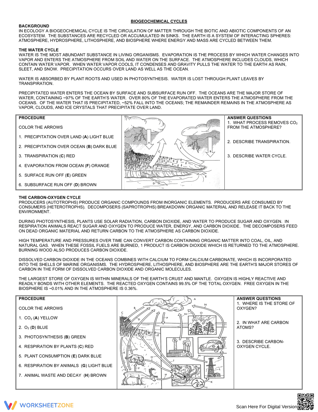 Biogeochemical Cycles Explained - Page 1