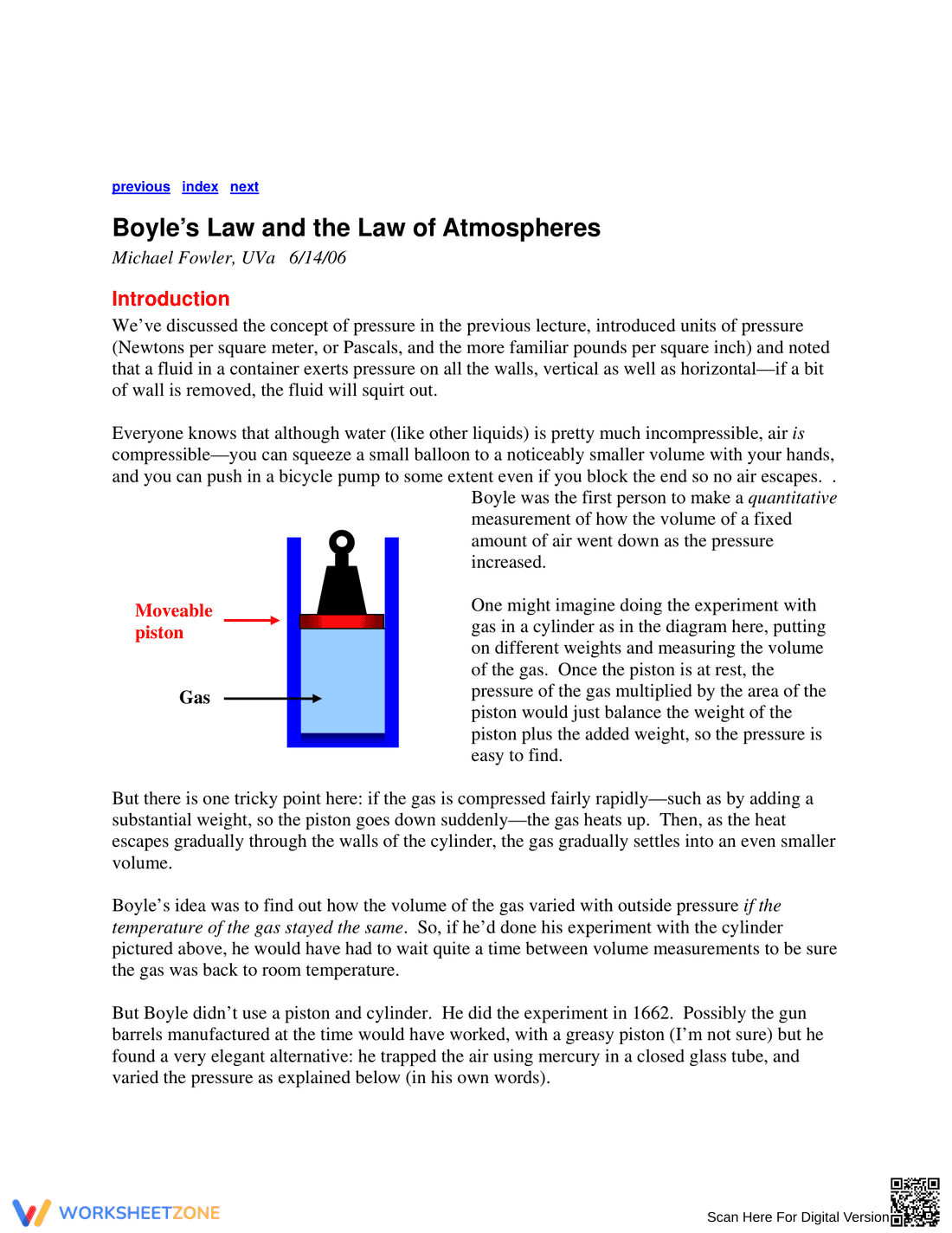 Exploring Boyle's Law: Theory and Practice Problems - Page 1
