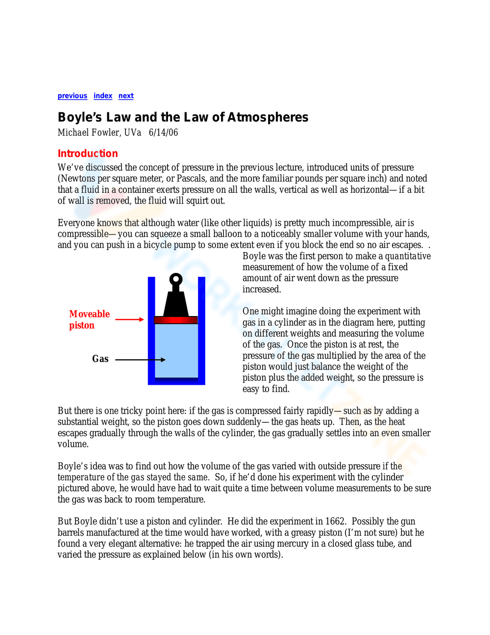 Exploring Boyle's Law: Theory and Practice Problems - Page 1