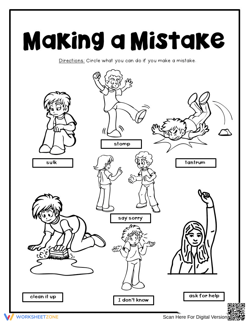 What to Do When You Make a Mistake - Page 1