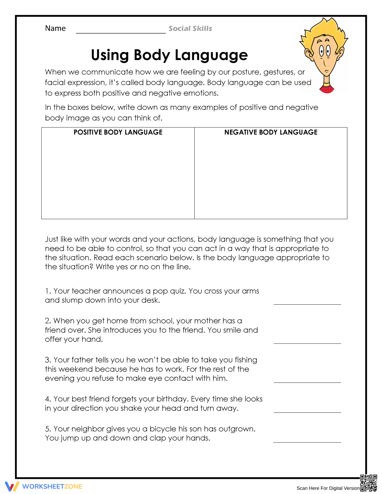 Using Body Language Effectively - Page 1