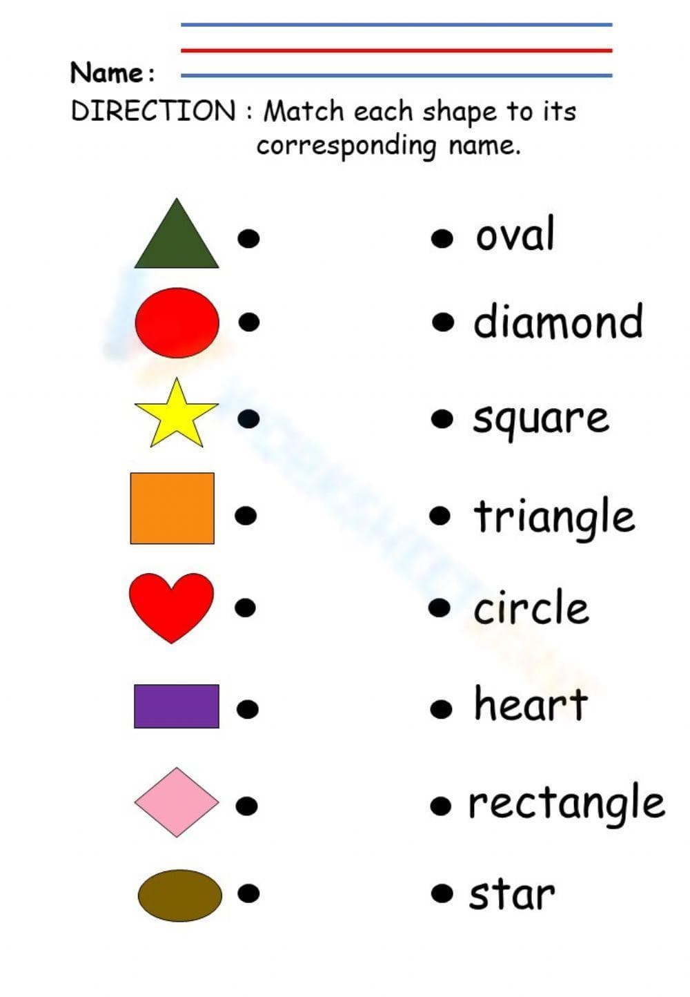 Shapes and Their Names - Page 1