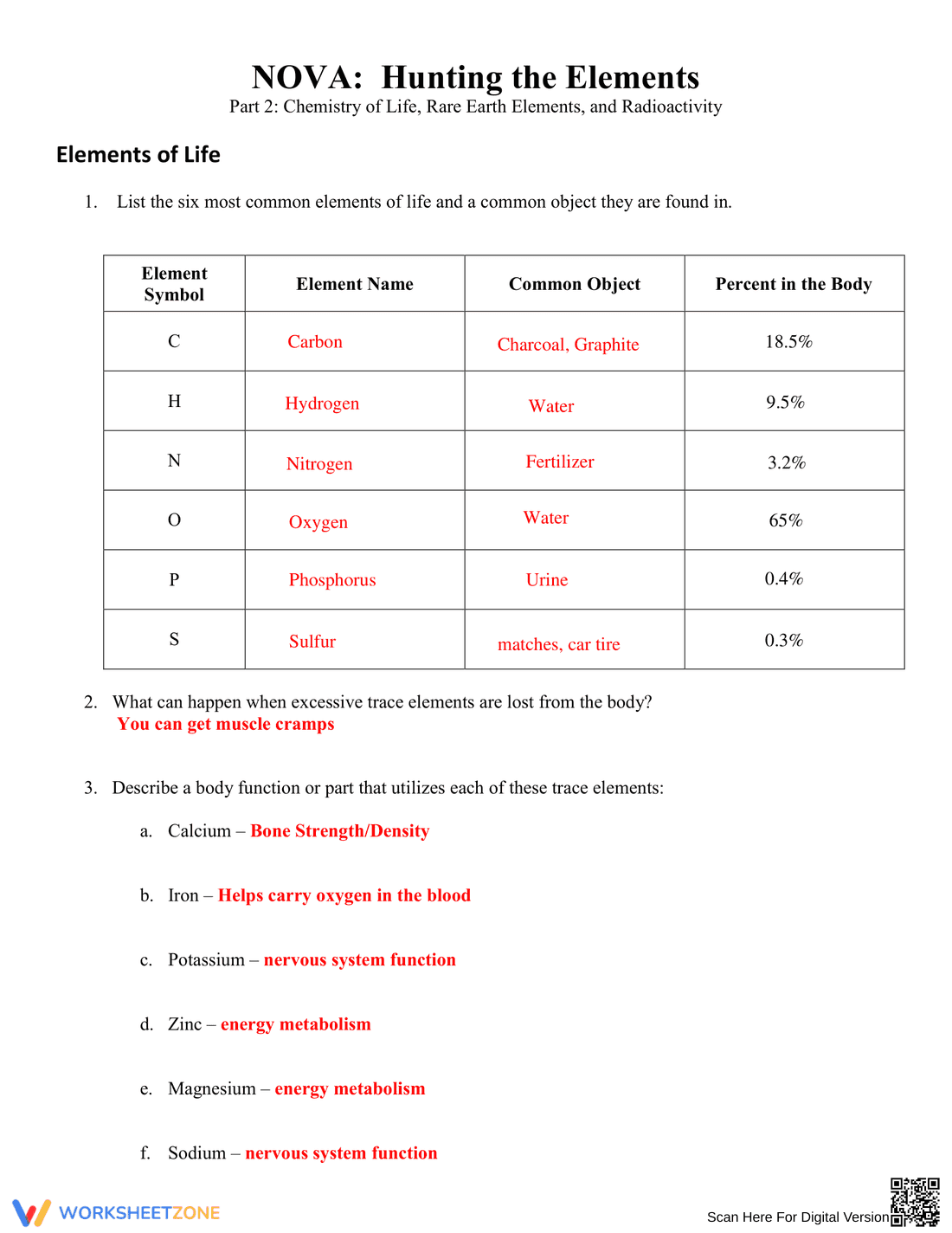 Hunting the Elements on the Periodic Table - Page 1