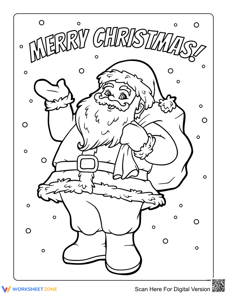 Santa Claus Coloring Page - Page 1