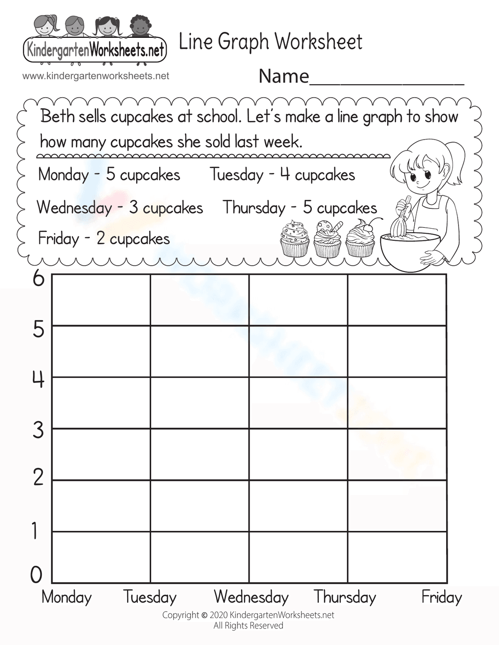 Mastering Line Graphs: An Analytical Worksheet - Page 1