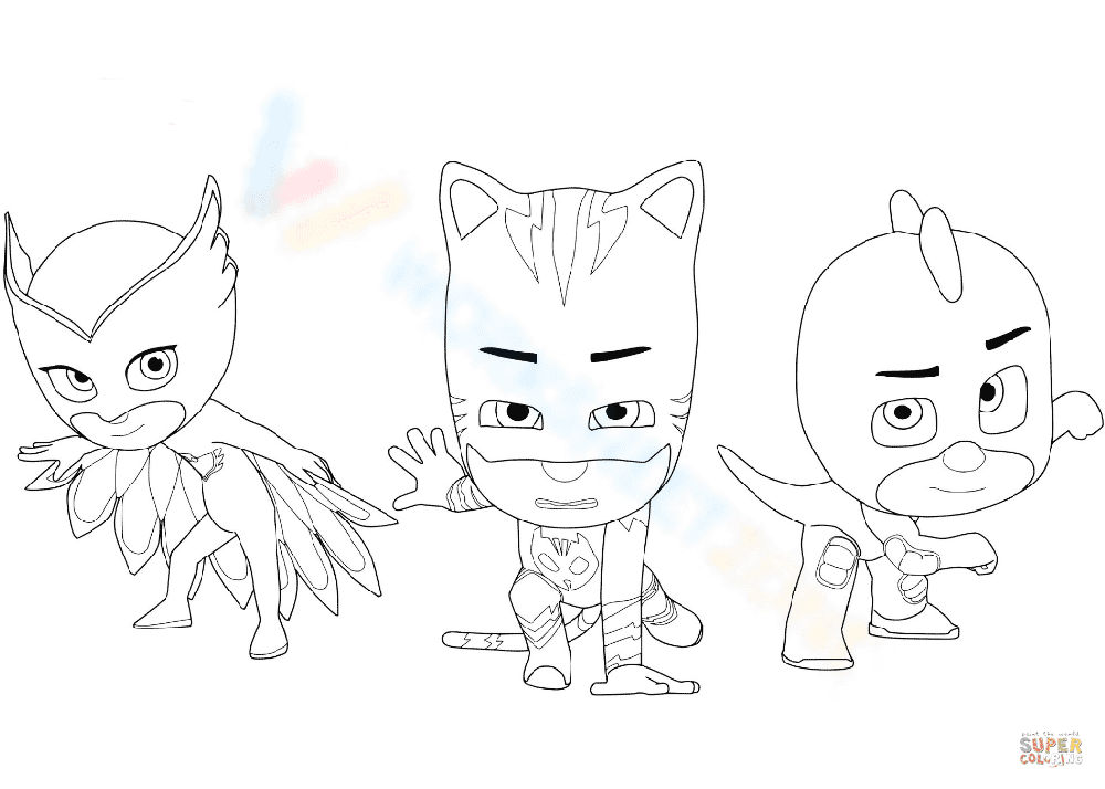 Owlette, Catboy and Gecko - Page 1