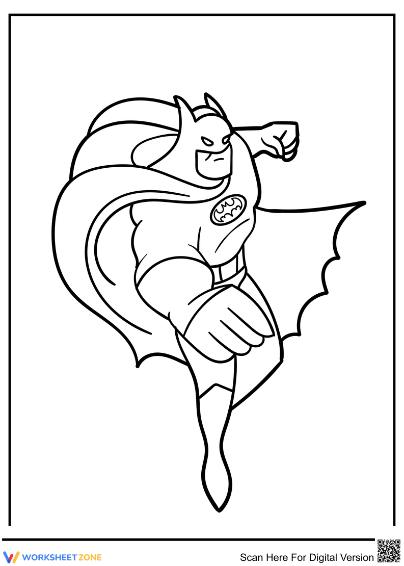 Batman Coloring: A Fun Superhero Activity - Page 1