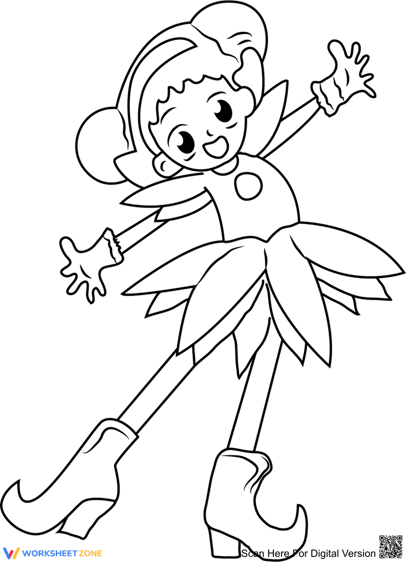 Doremi Smiling: A Cheerful Coloring Activity - Page 1