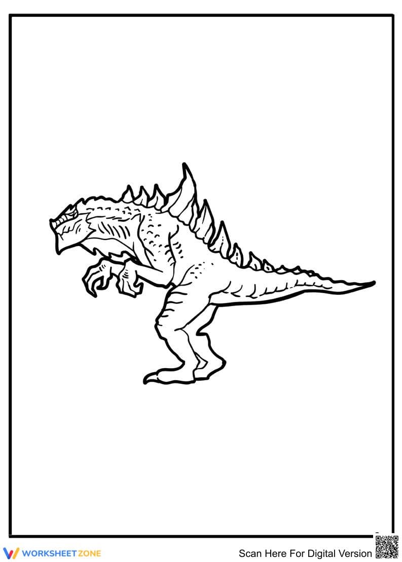 Godzilla Coloring Page - Page 1