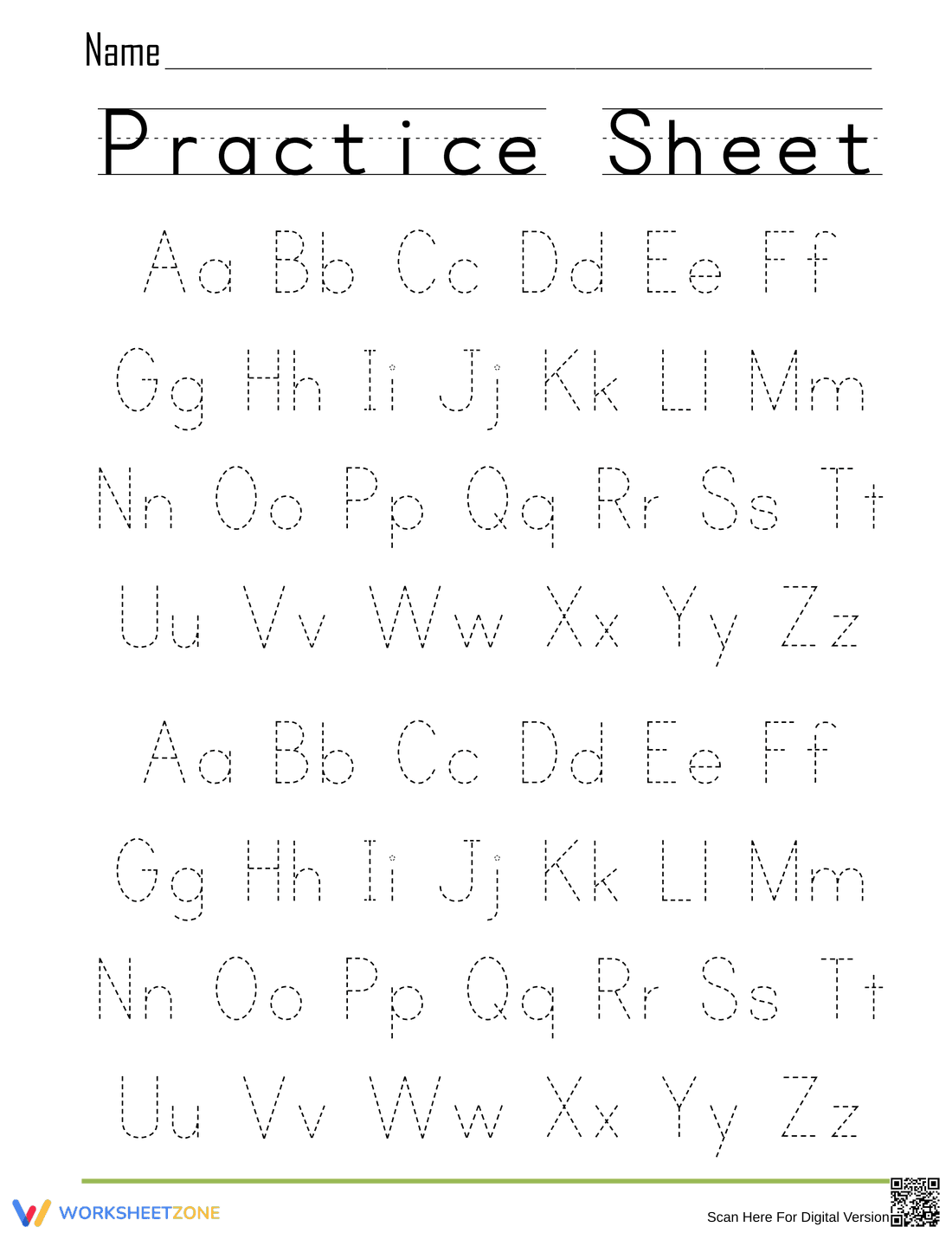 General Practice Sheet for Skill Improvement - Page 1