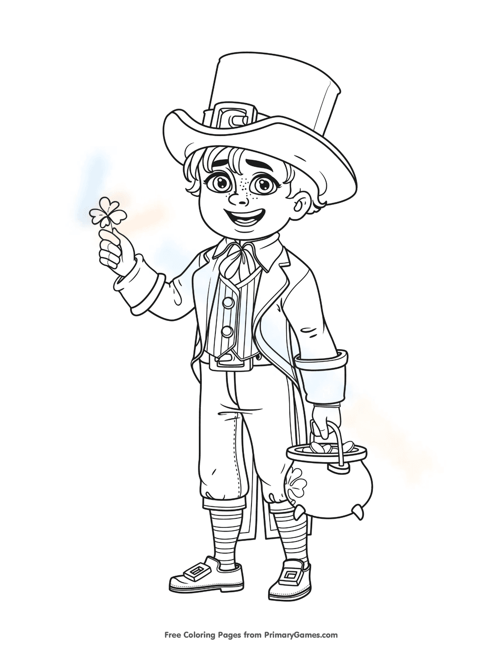 Boy in St. Patrick's Day Costume - Page 1
