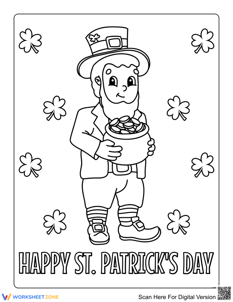 St. Patrick's Day Coloring Page | Essential Grade 1-5 - Page 1