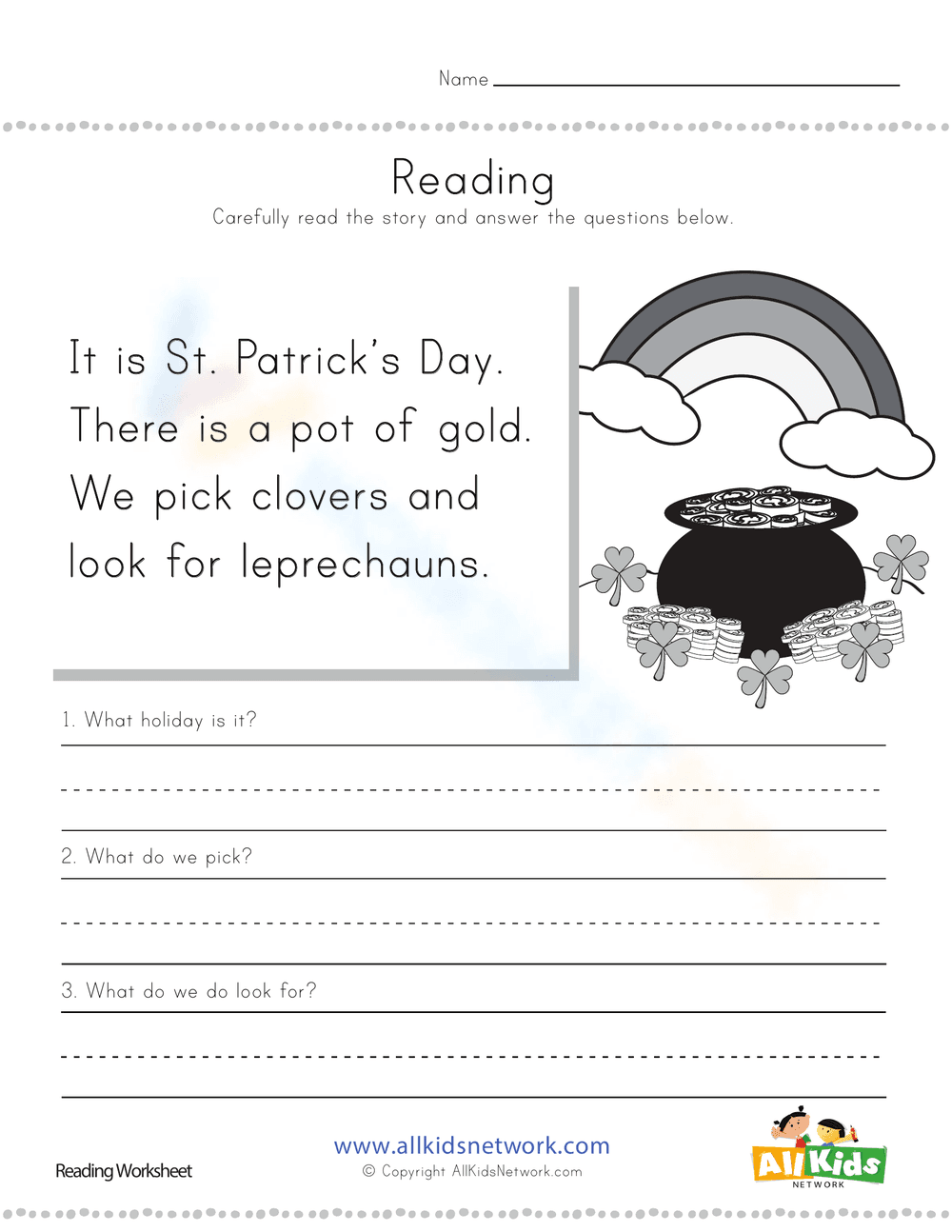 Reading Comprehension Worksheet for Skill Enhancement - Page 1