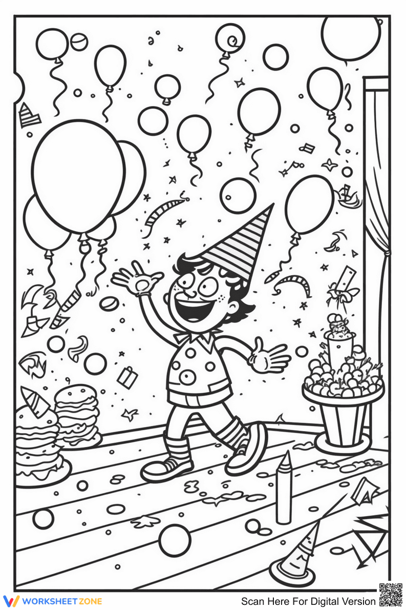 Silly Magician Activity for April Fools' Day - Page 1