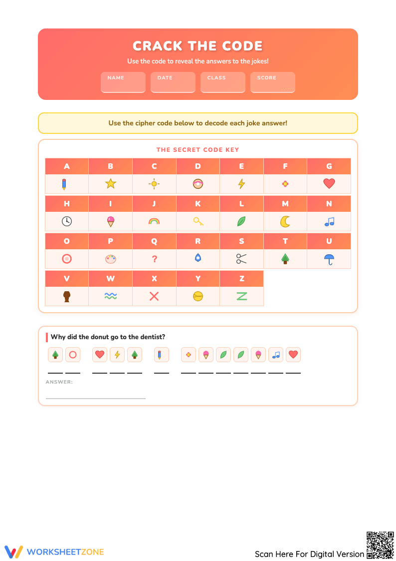 Crack the Code Puzzle Challenge - Page 1