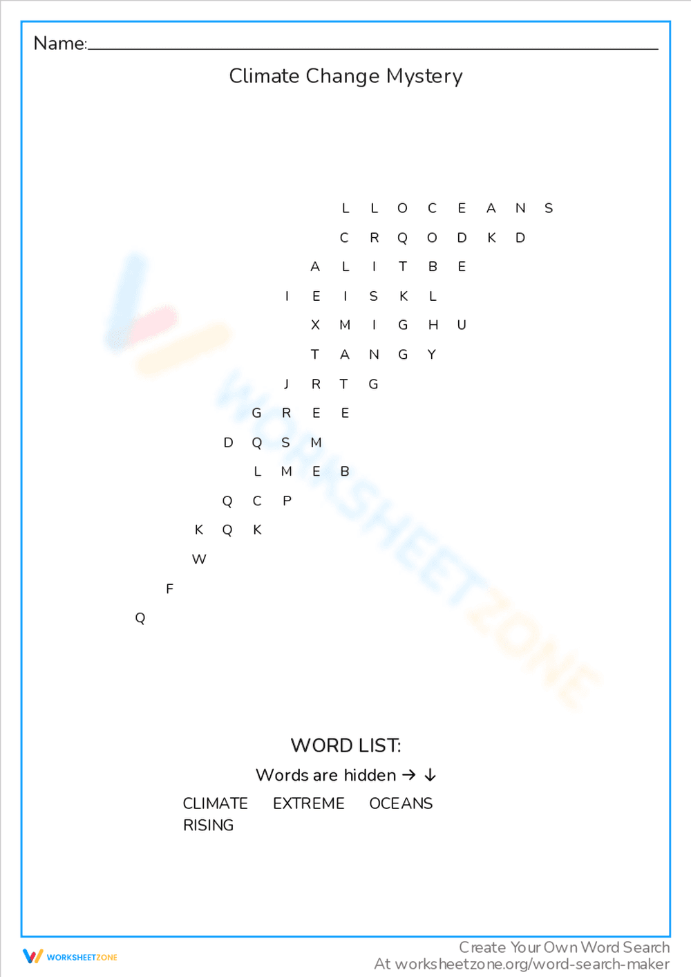 Climate Change Mystery: Solve it Now! - Page 1