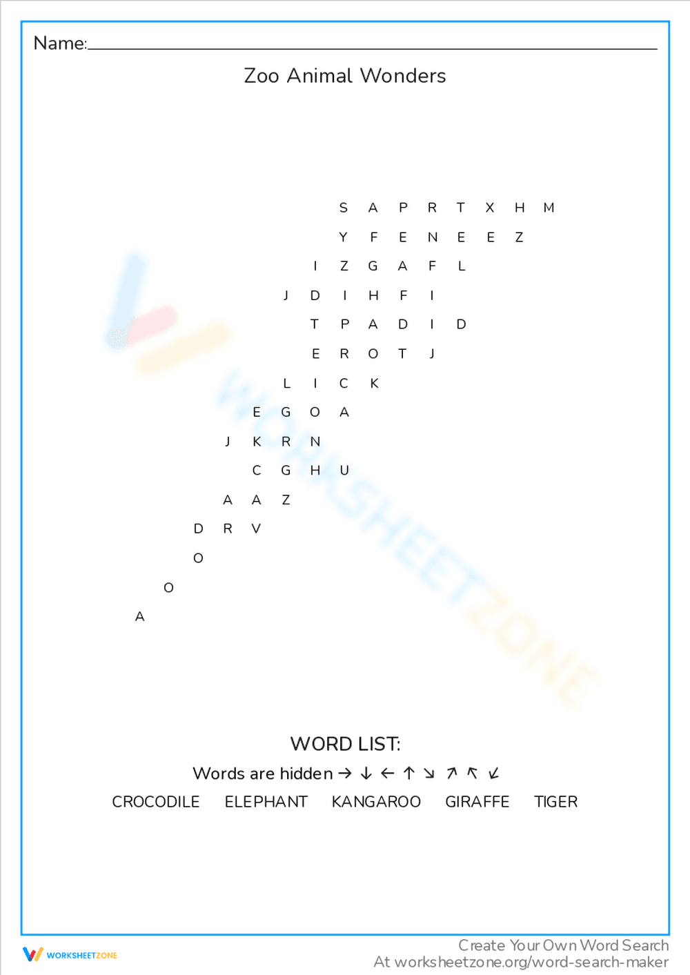 Explore Zoo Animal Wonders - Page 1