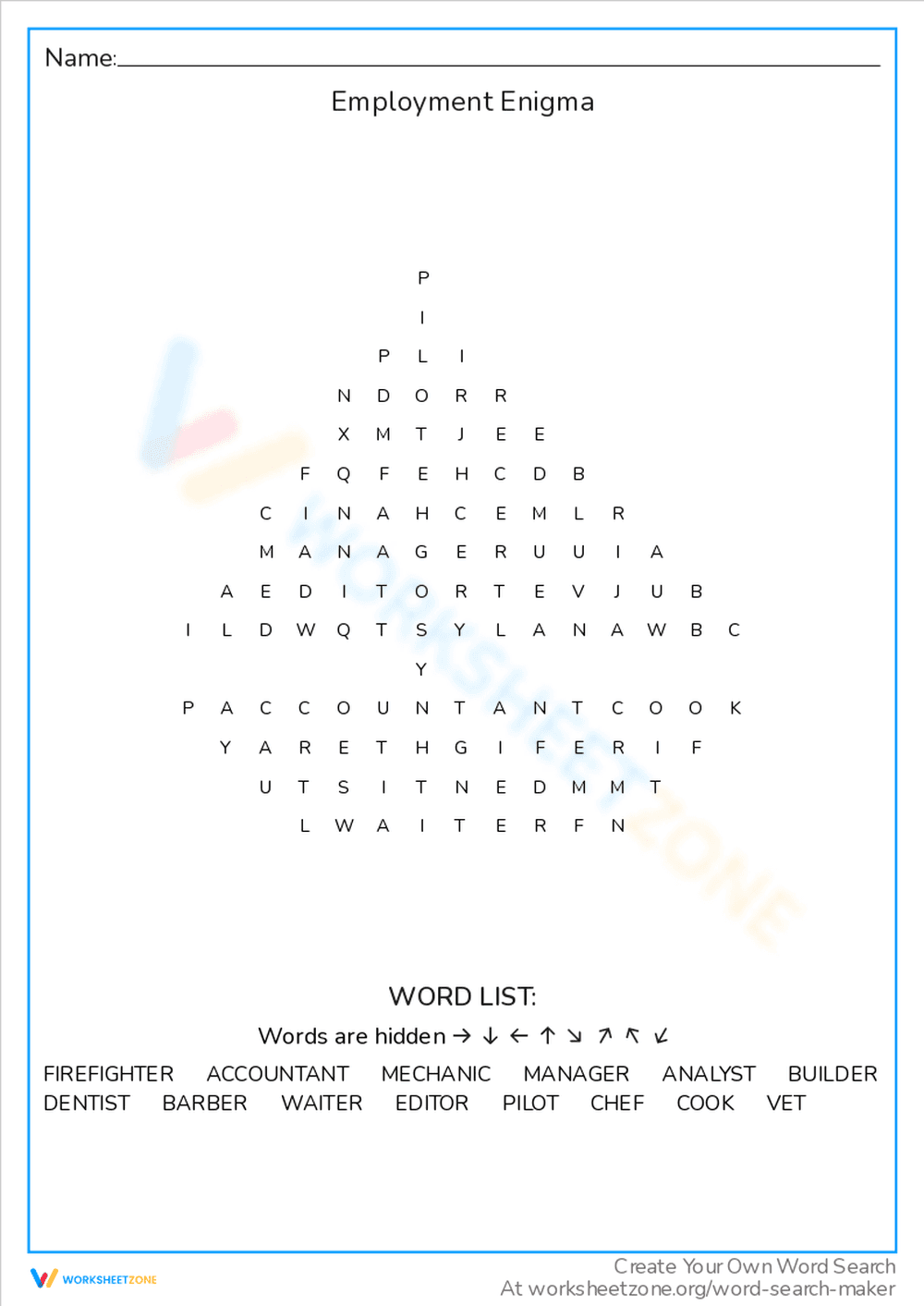 Employment Enigma: Solve Career Puzzles - Page 1