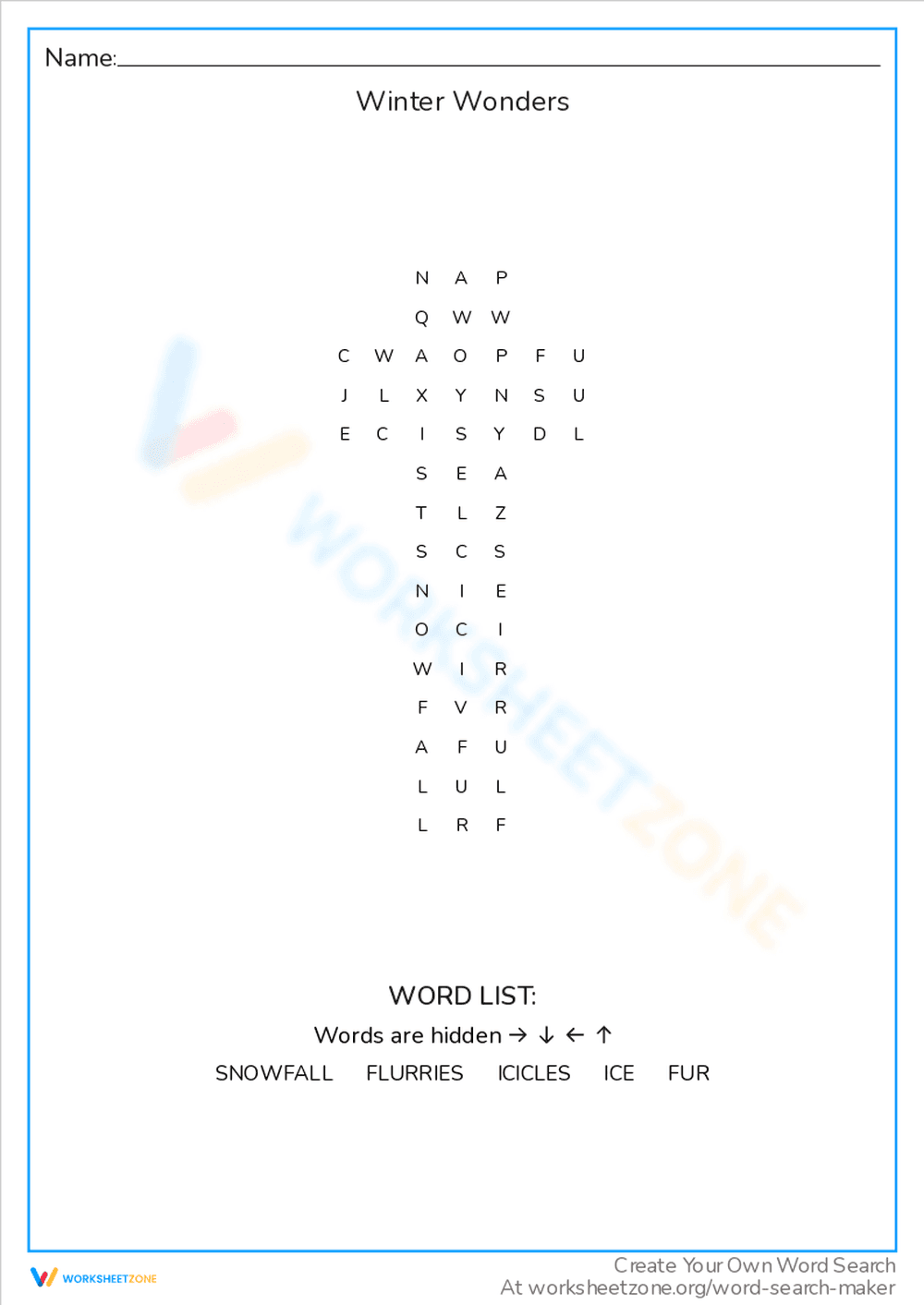 Winter Wonders - Page 1