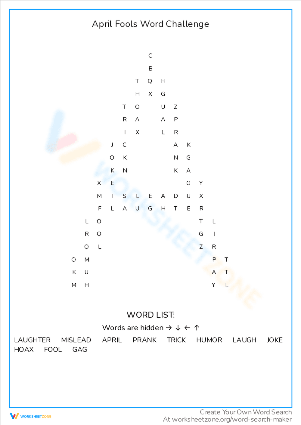 April Fools' Word Challenge: Test Your Knowledge - Page 1