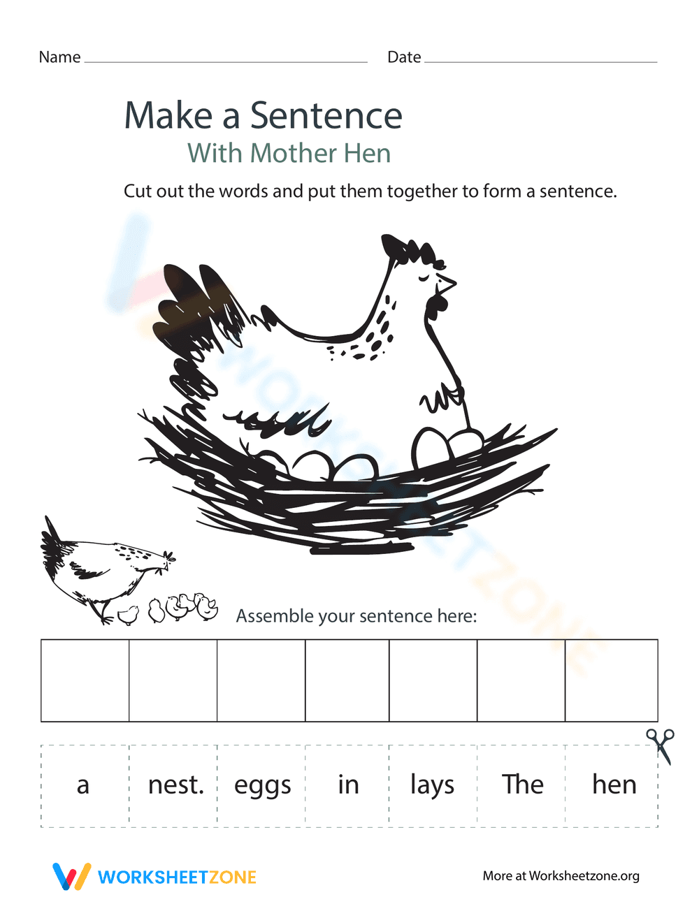 Make a Sentence: Enhancing Grammar Skills - Page 1