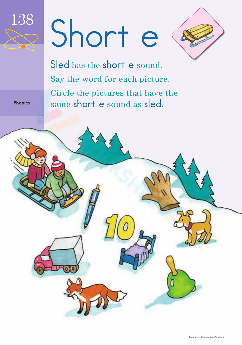 Sound Off, Short E: Practicing Phonics - Page 1