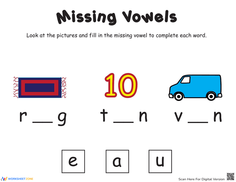Missing Vowels #3 - Page 1