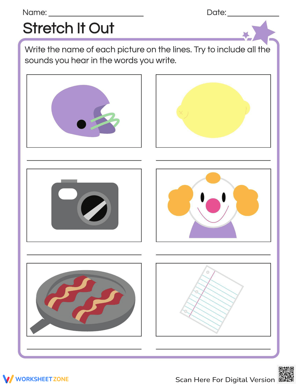 Sentence Expansion Practice Worksheet - Page 1