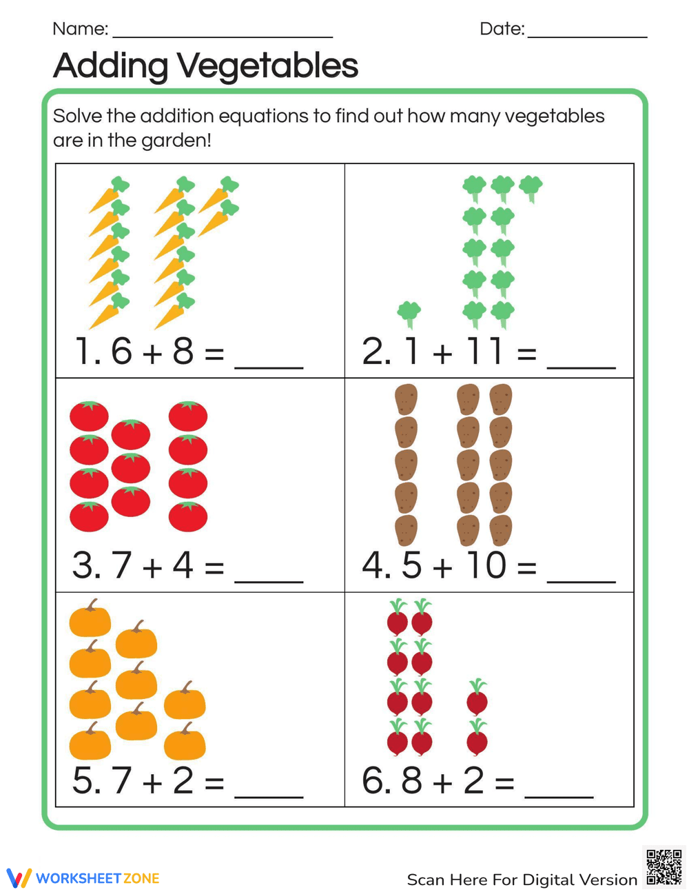Adding Vegetables - Page 1