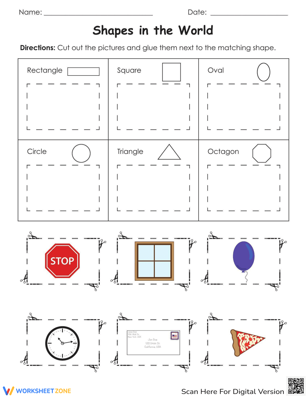 Shapes in the World - Page 1