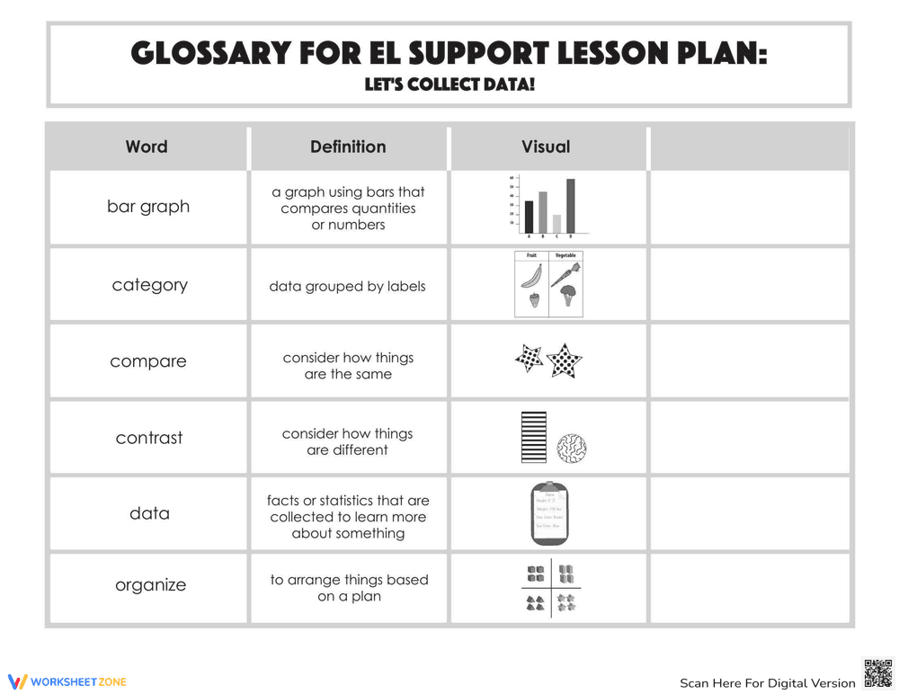 Glossary: Let's Collect Data! - Page 1
