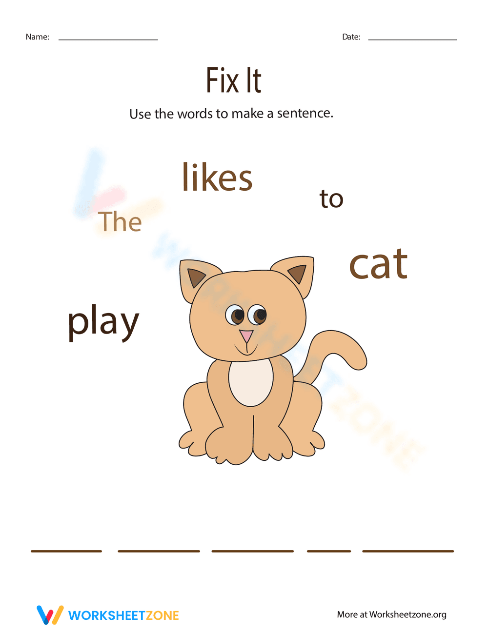 Fix It! Sentence Correction Practice - Page 1