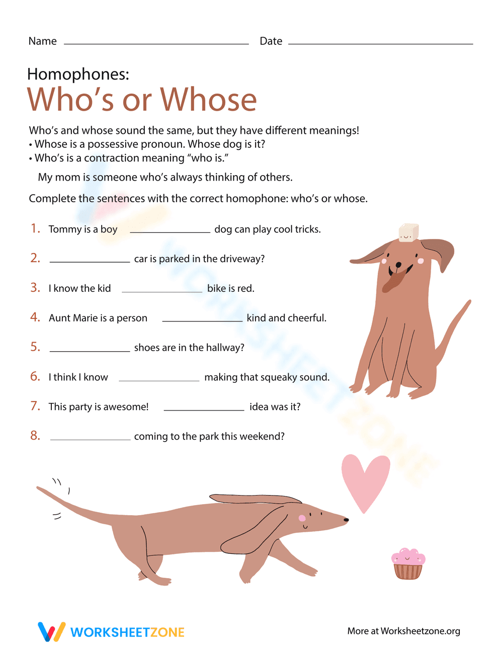 Grip Grammar: Homophones 13 Practice - Page 1