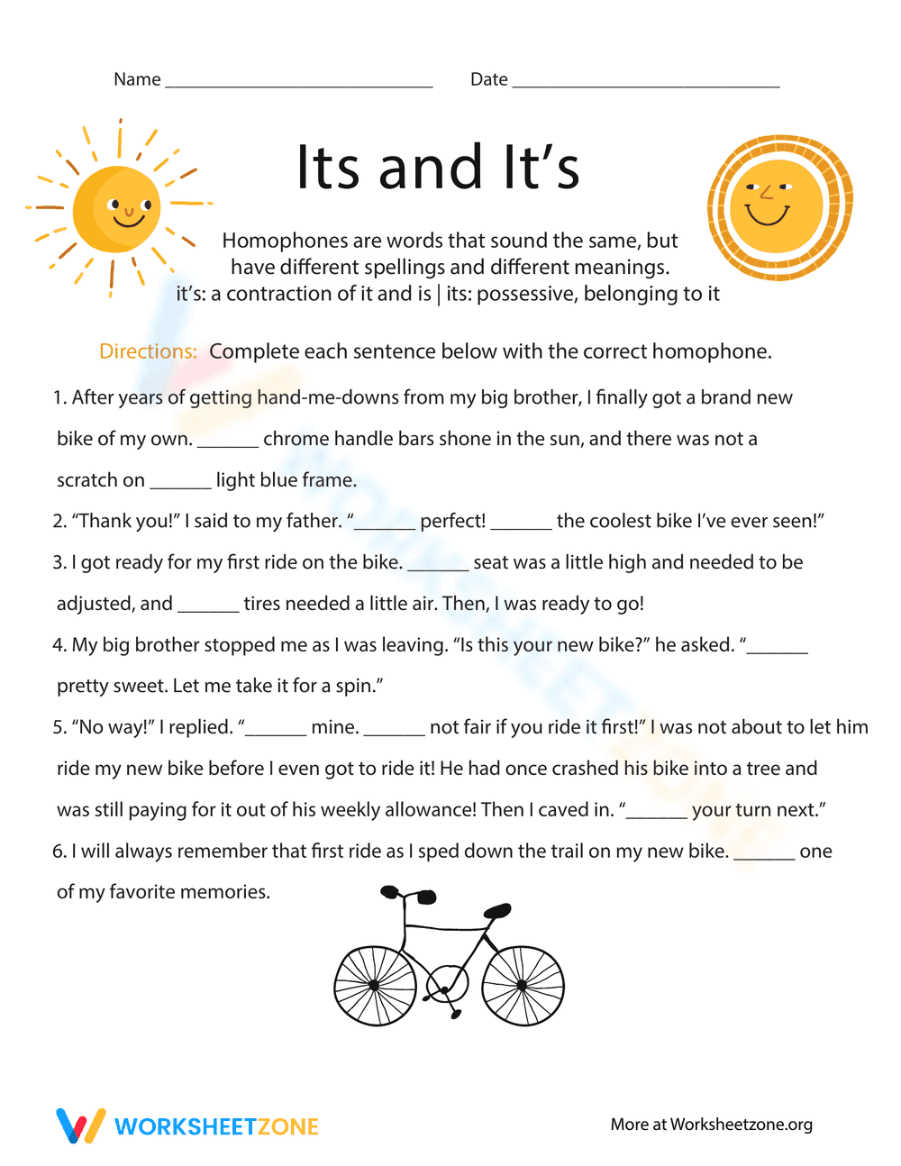 Understanding Its vs It's: Grammar Practice - Page 1