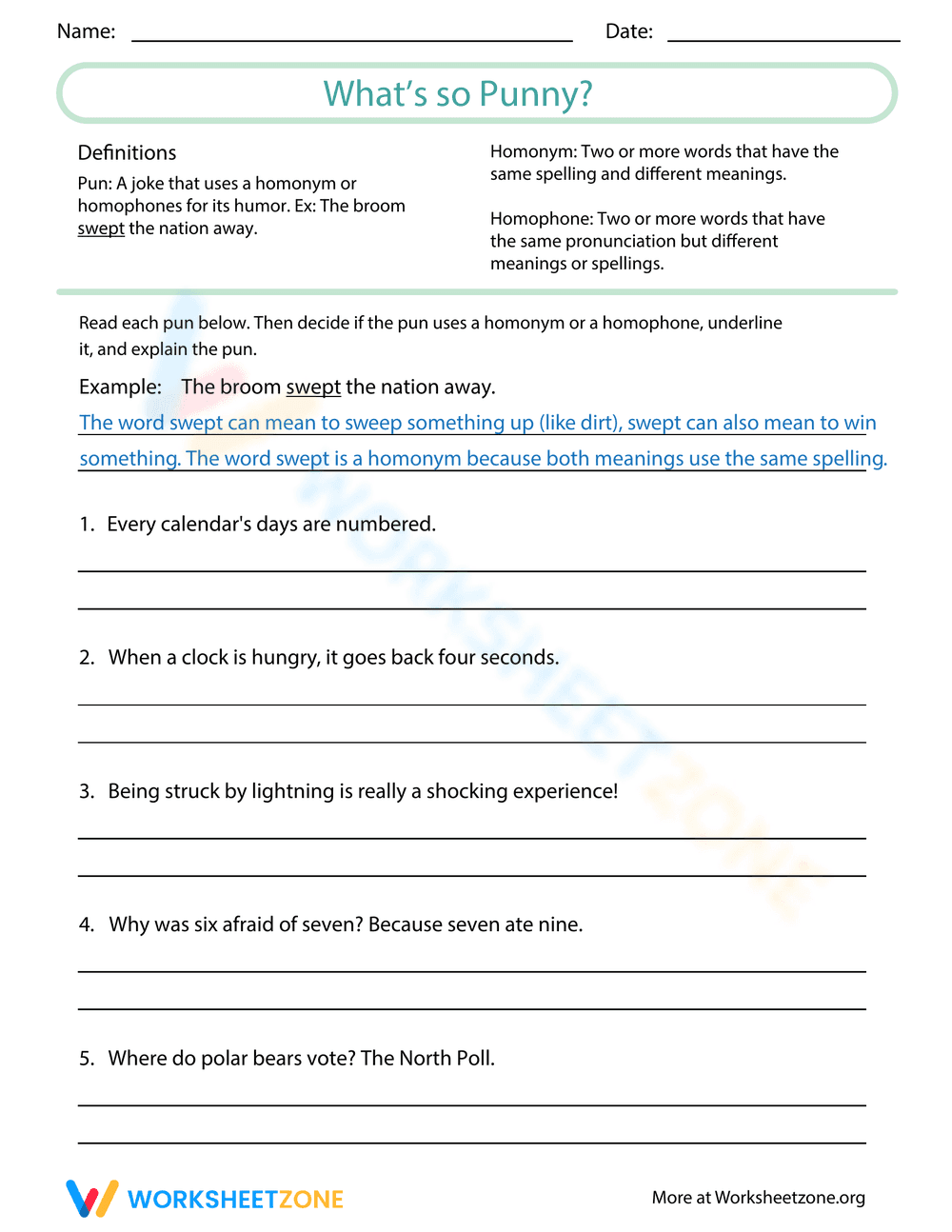 Creating Puns: Wordplay and Humor - Page 1