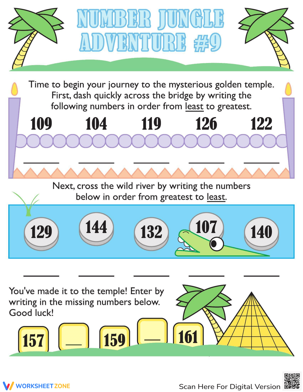 Practice Number Sequencing with This Fun Worksheet - Page 1