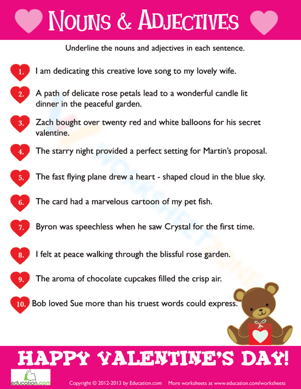 Holiday Grammar with Valentine's Day - Page 1