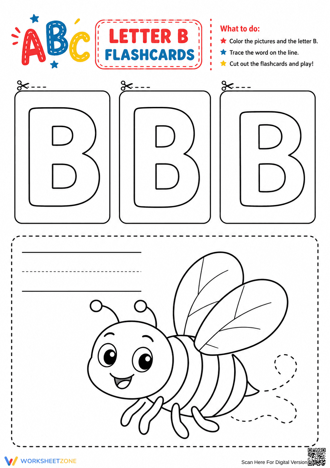 Exploring Letter B Flashcards - Page 1