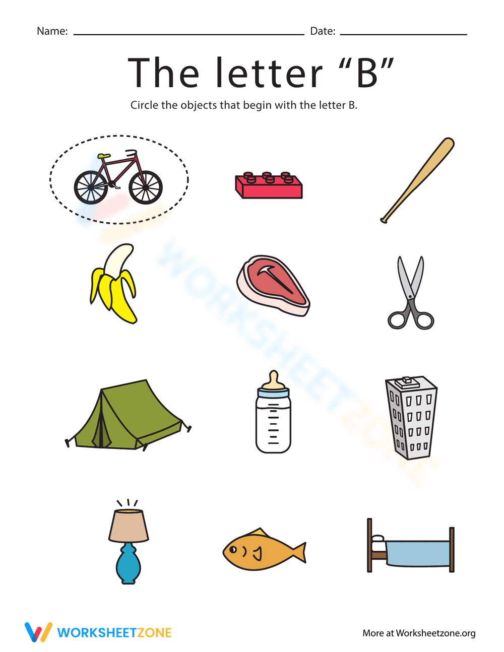 Things that Start with B! - Page 1